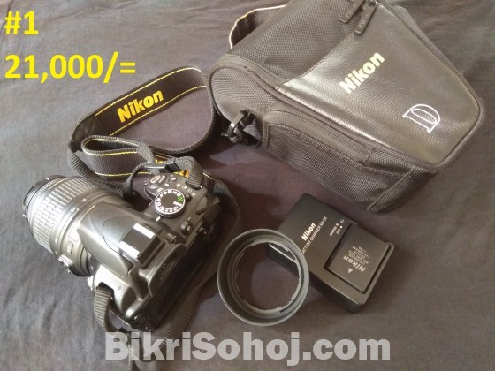 NIKON Camera+Prime Lens+Filters+Tripod (with accessories)